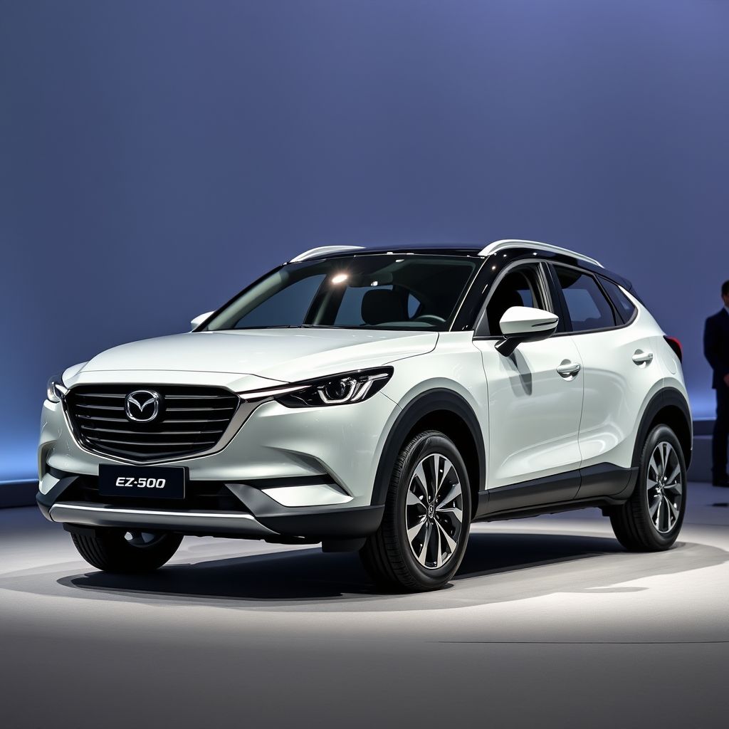 Mazda EZ60 โดดเด่นด้วยระยะทาง 1,300 กม.! SUV ไฟฟ้าใหม่ที่งาน Shanghai Auto Show 2025